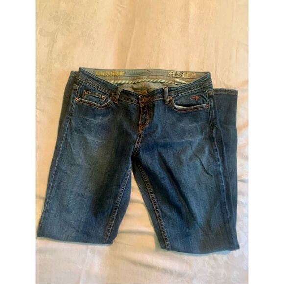 Crazy Brazil Distressed Blue Bootcut - Picture 6 of 6